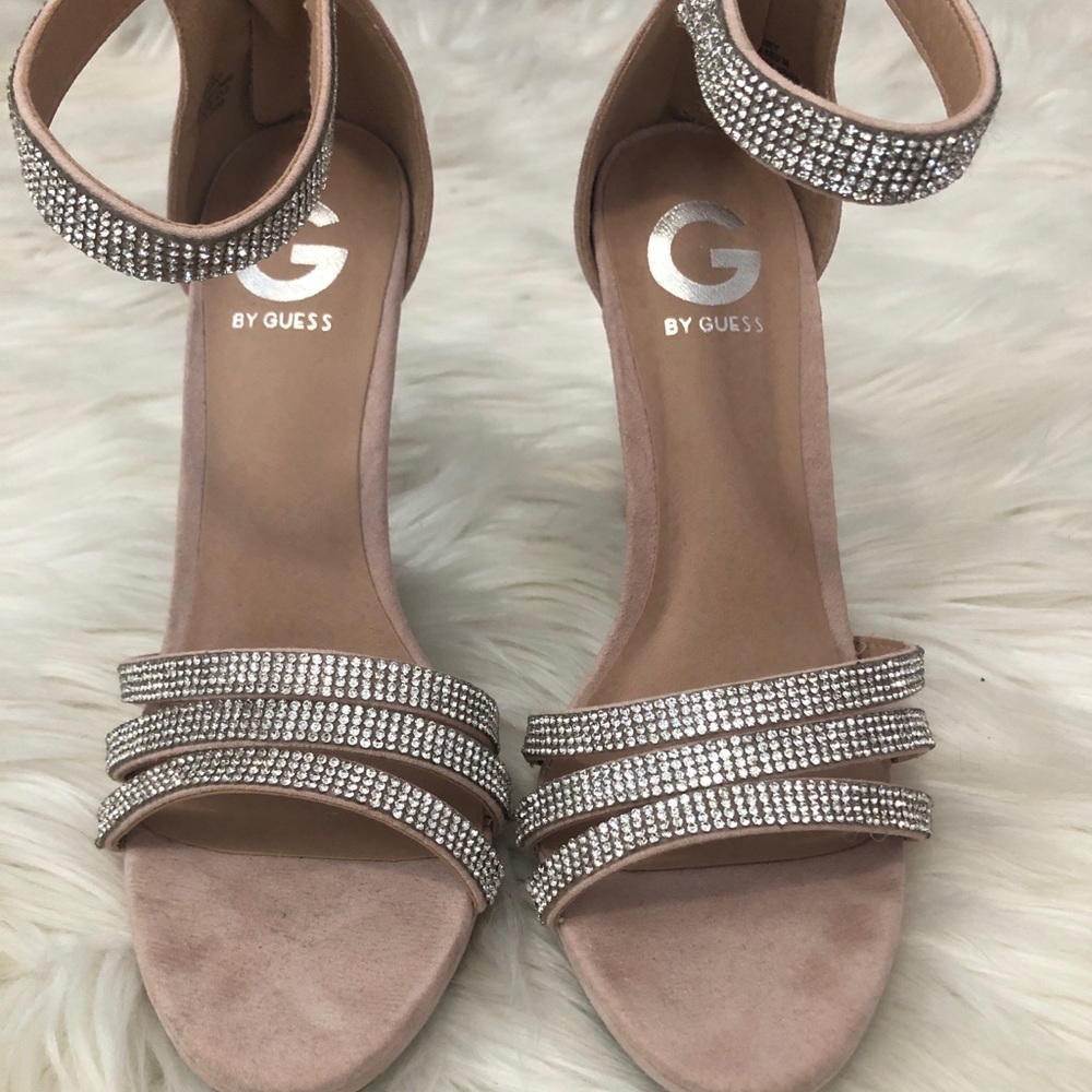 💎 GUESS Rhinestone Strap Heels - Picture 4 of 6
